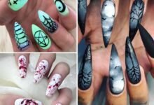 30 ideias assustadoras de nail art para o Halloween que vão te surpreender