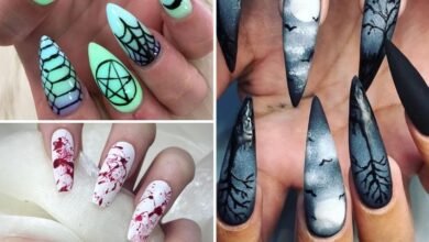 30 ideias assustadoras de nail art para o Halloween que vão te surpreender