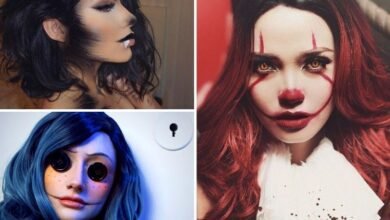 36 lindas ideias de maquiagem de Halloween para mulheres