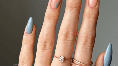 50+ Beautiful Light & Baby Blue Nails Ideas to Try