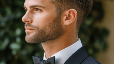 Corte de cabelo de casamento moderno para homens: penteados de noivo da moda para experimentar