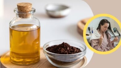 Aumente o crescimento natural do cabelo usando óleo de rícino e café moído