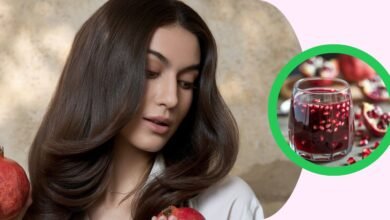 Crescimento do cabelo com romã para cabelos mais grossos e saudáveis