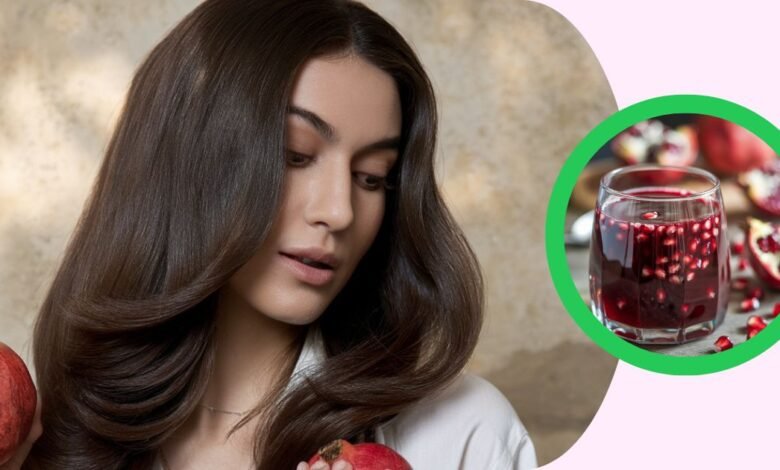 Crescimento do cabelo com romã para cabelos mais grossos e saudáveis 1 Crescimento do cabelo com romã para cabelos mais grossos e saudáveis