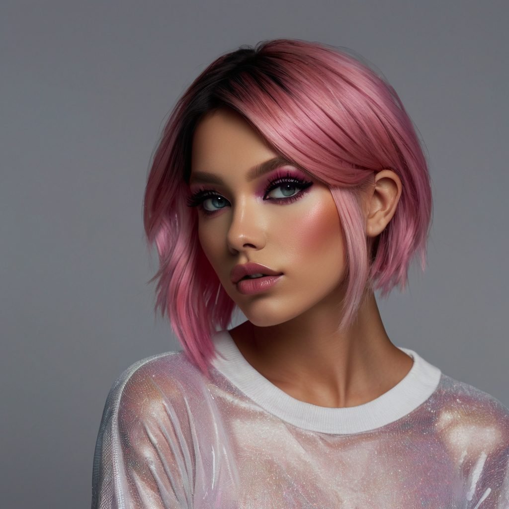 Cores de Cabelo Rosa