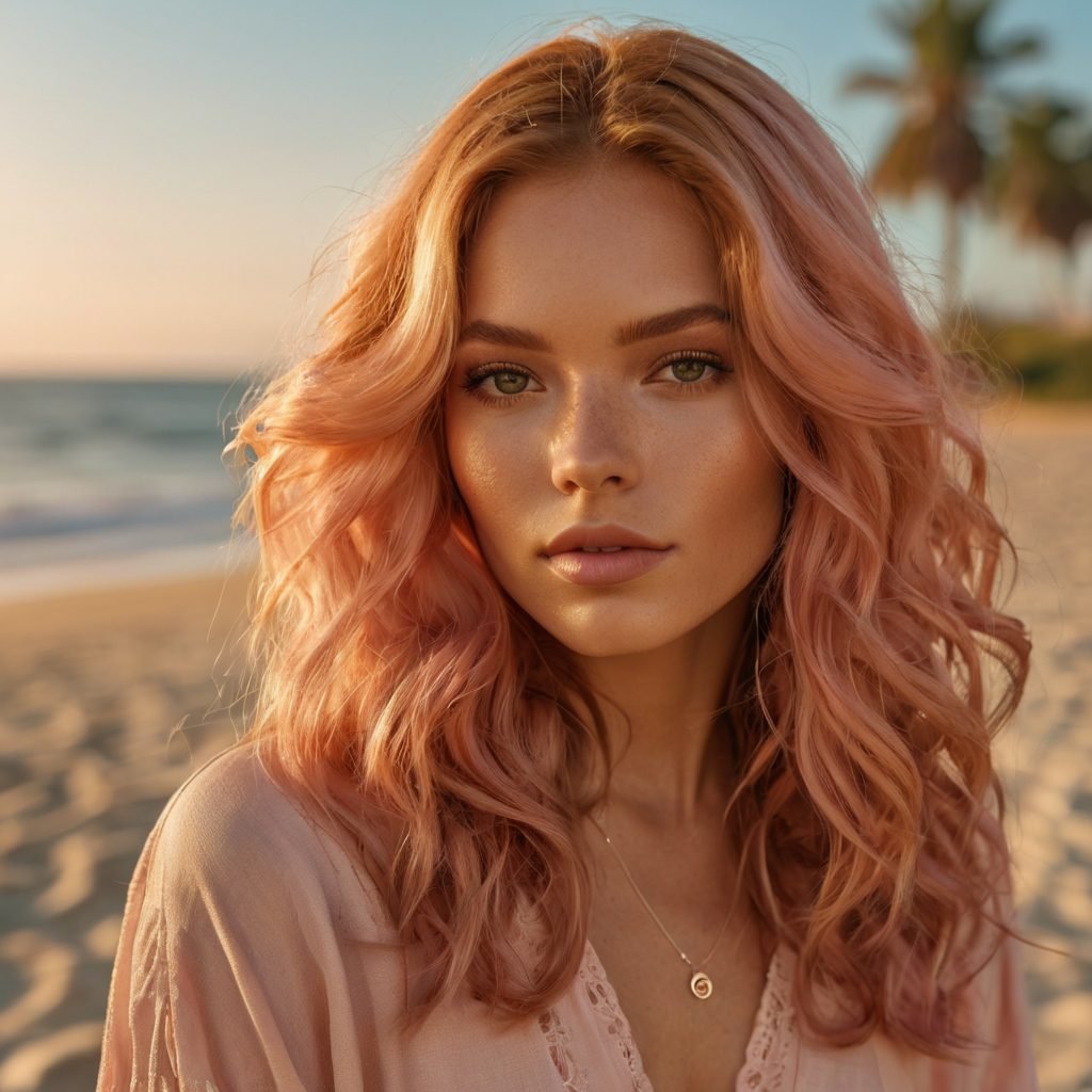 Cores de Cabelo Rosa