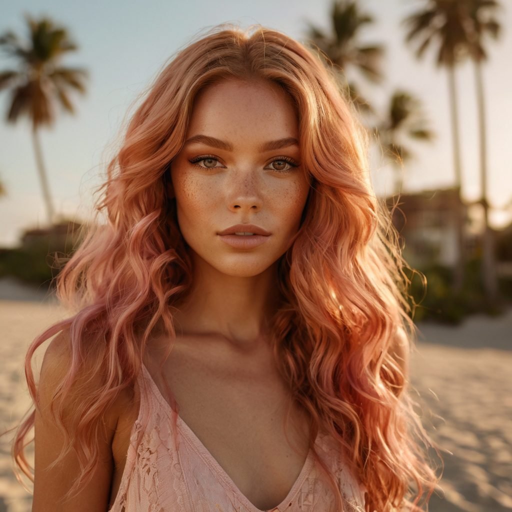 Cores de Cabelo Rosa