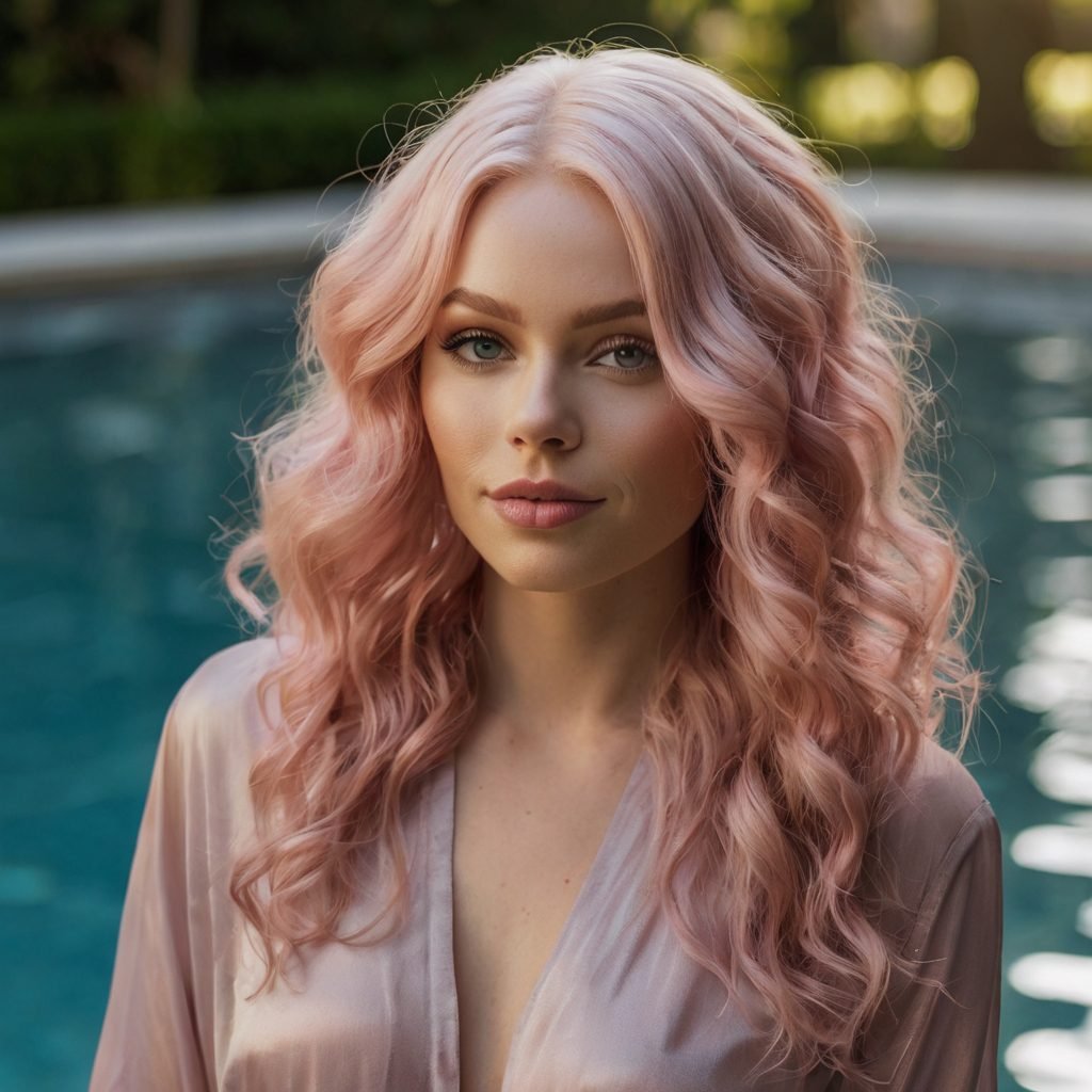 Cores de Cabelo Rosa