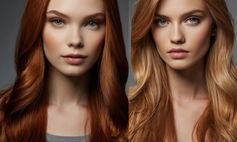 Como Escolher a Cor de Cabelo Certa para Seu Tom de Pele: Um Guia Completo 1 Cores de Cabelo: ruivo acobreado