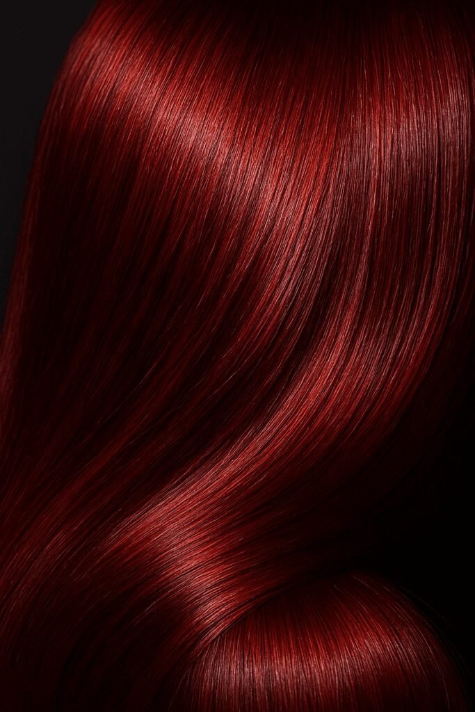 cabelo verlho 2025 Vermelho Cereja Intensidade e Sofisticação
