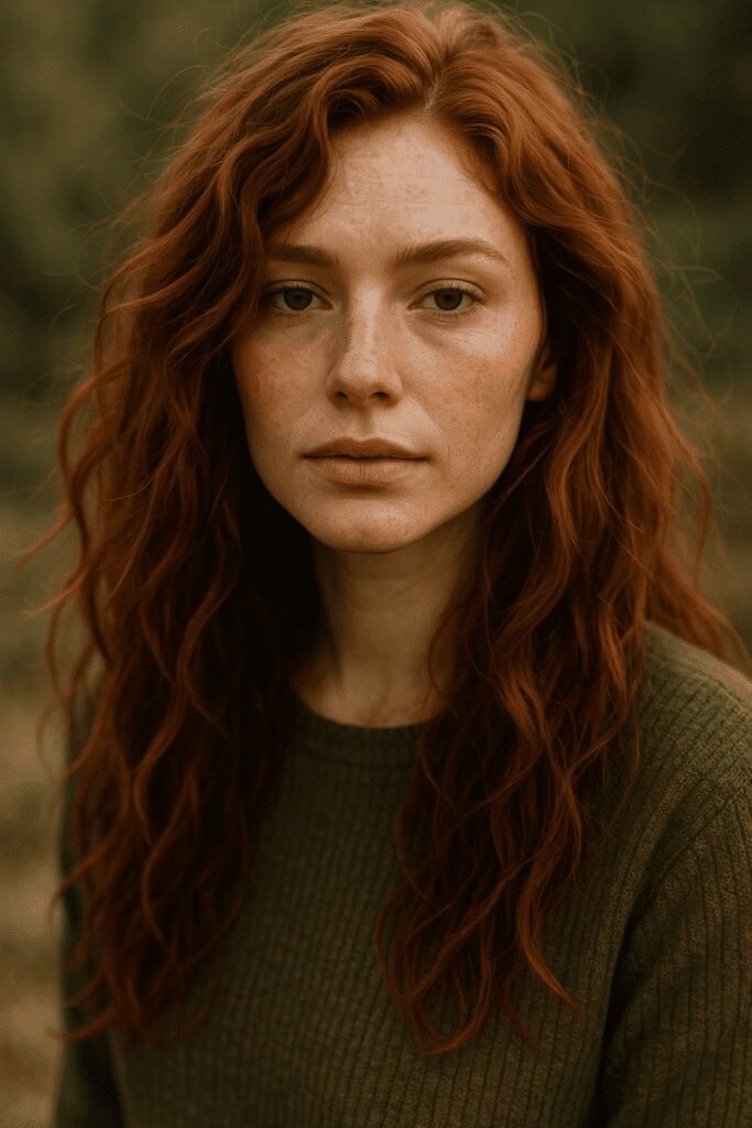cabelo vermelho 2025Vermelho Tijolo Forca e Autenticidade